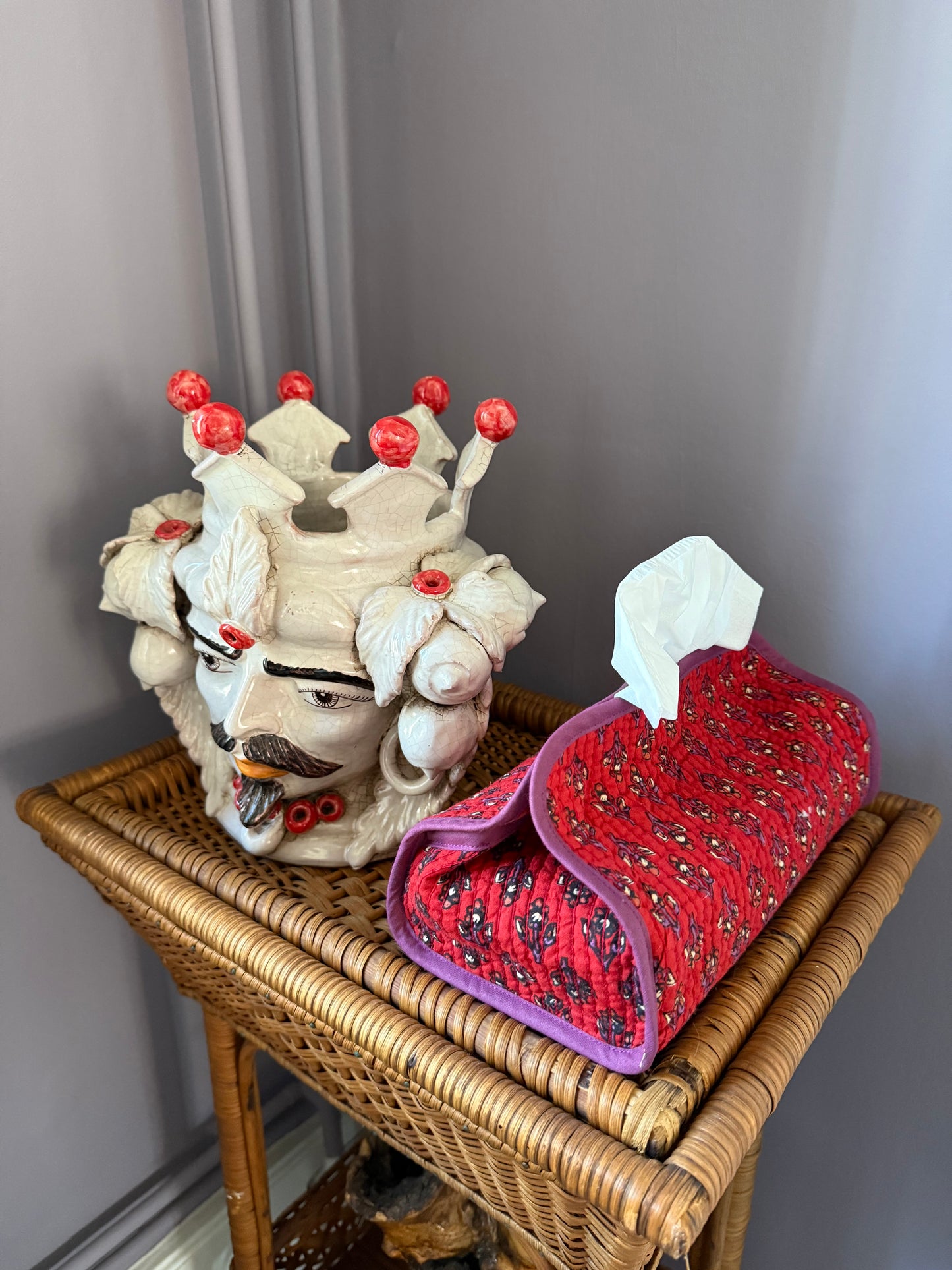 TISSUE BOX HOLDER - CRÈME de la CRÈME à la HELLE