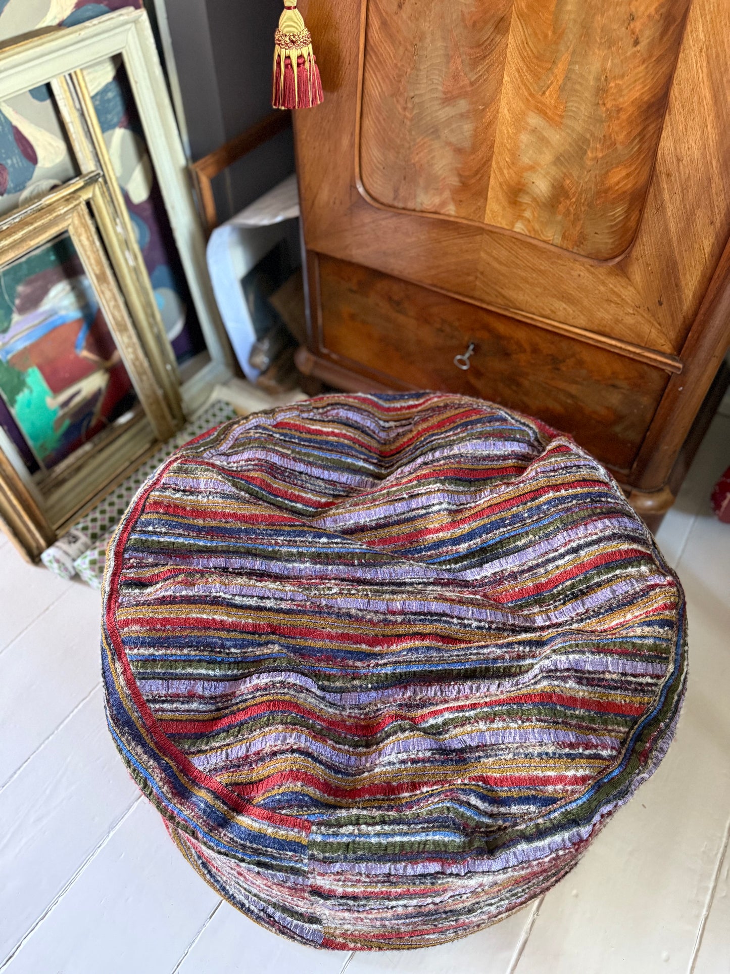BEAN BAG STRIPED - CRÈME de la CRÈME à la HELLE