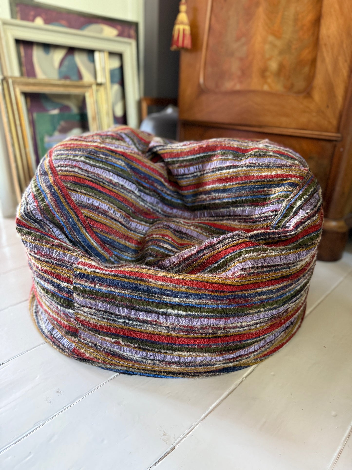 BEAN BAG STRIPED - CRÈME de la CRÈME à la HELLE