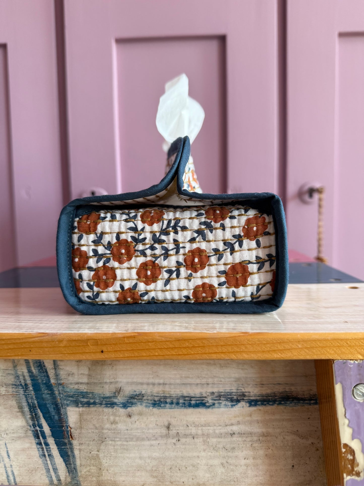 TISSUE BOX HOLDER - CRÈME de la CRÈME à la HELLE
