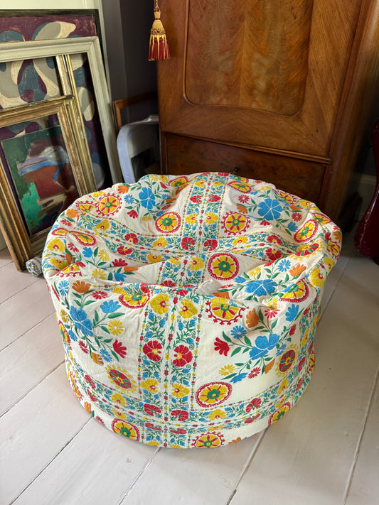BEAN BAG FLORAL - CRÈME de la CRÈME à la HELLE