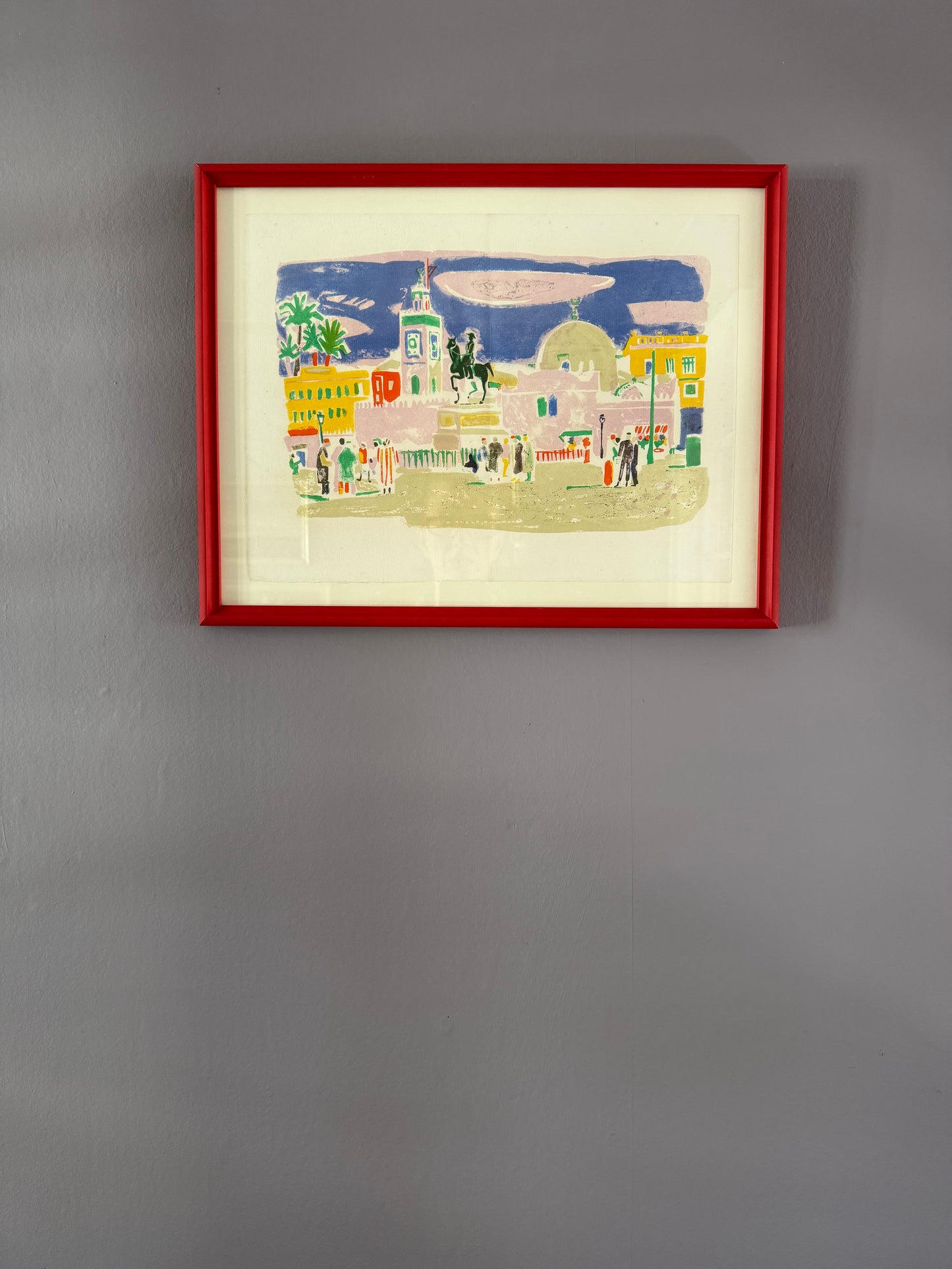 PARIS AIRPORT NO. 2 - VINTAGE WATERCOLOR