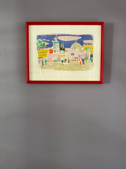 PARIS AIRPORT NO. 2 - VINTAGE WATERCOLOR