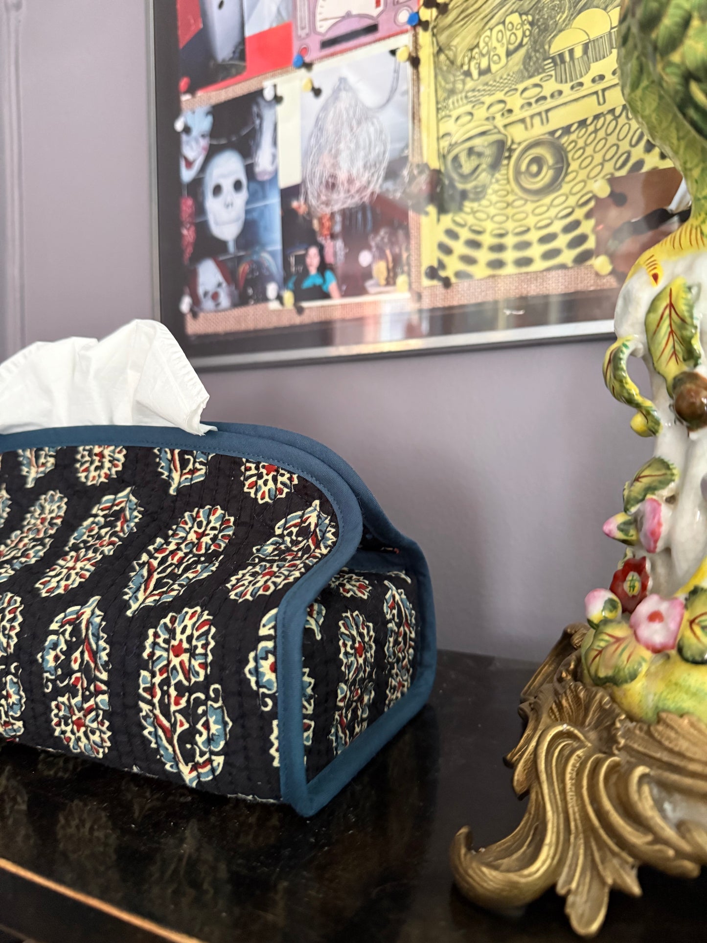 TISSUE BOX HOLDER - CRÈME de la CRÈME à la HELLE