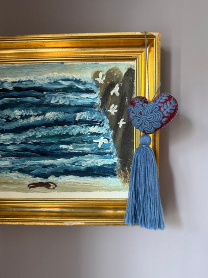 EMBROIDED CHRISTMAS HEART NR. 1