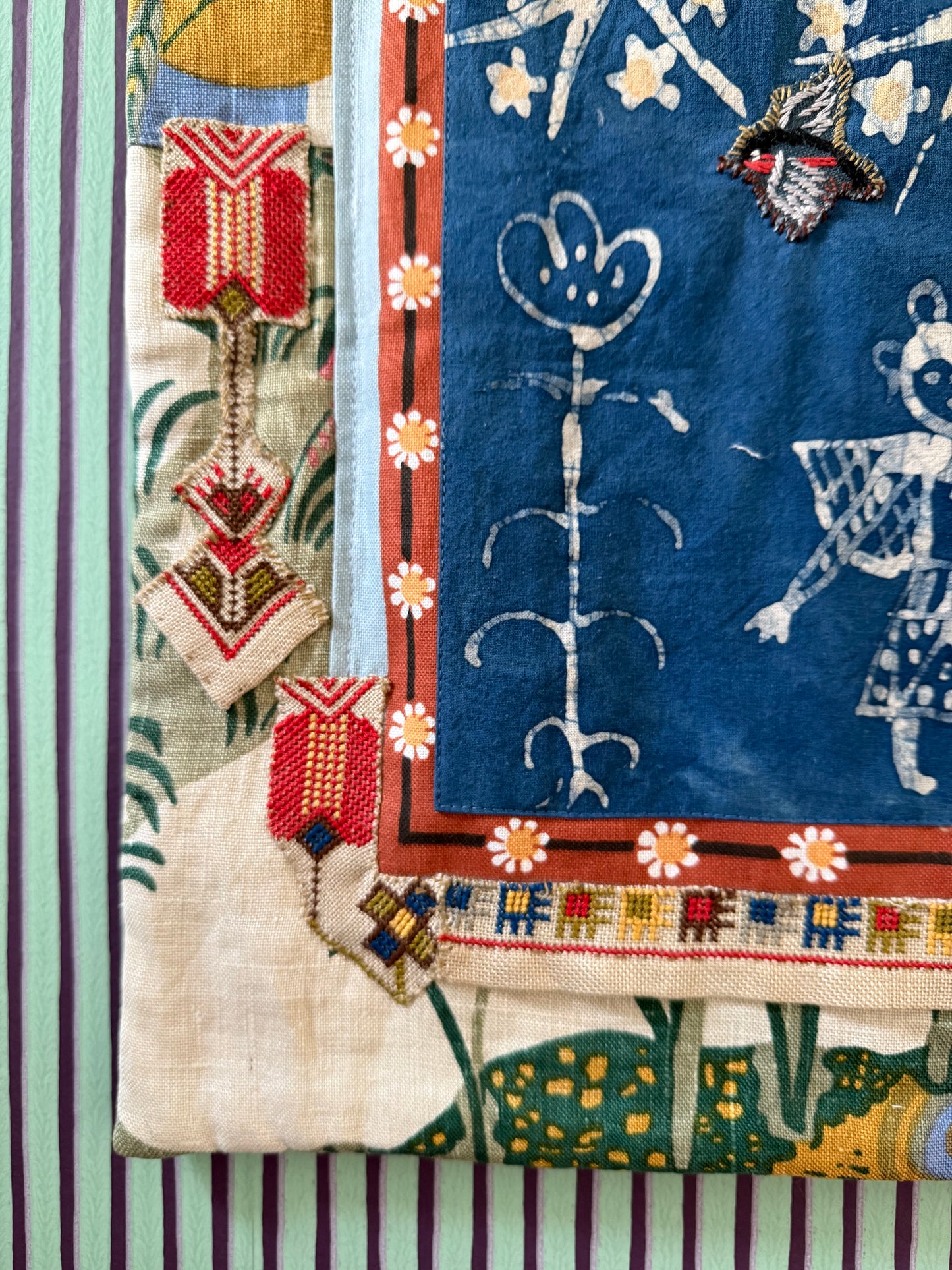 TAPESTRY 'UNDER THE TREE' - CRÈME de la CRÈME à la HELLE