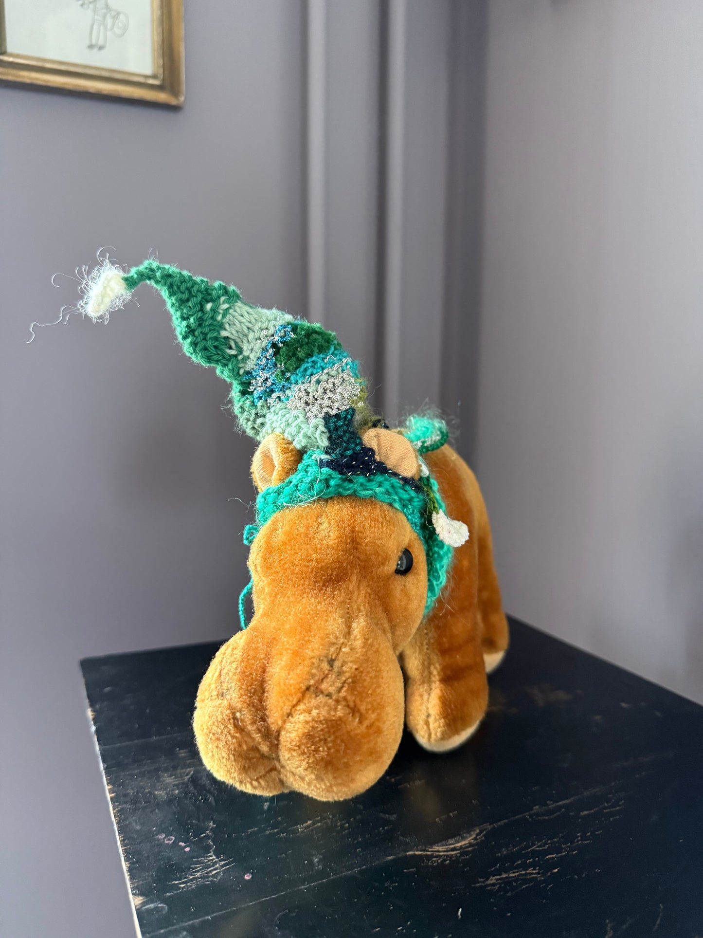 MR. HIPPO IN GREEN - TEDDY BEAR