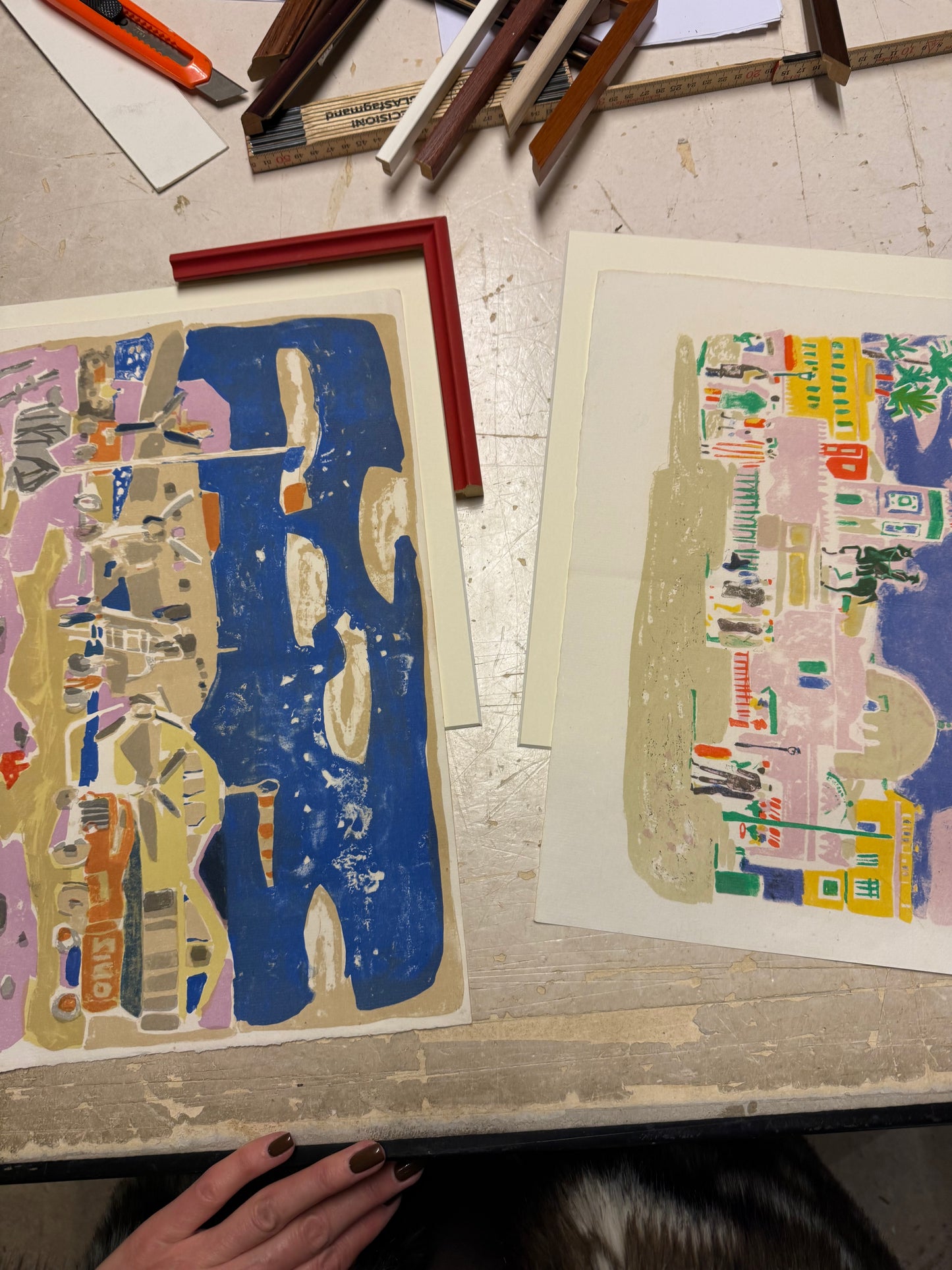 PARIS AIRPORT - VINTAGE WATERCOLOR