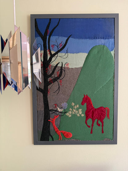 THE HORSE AND THE FOX - TAPESTRY