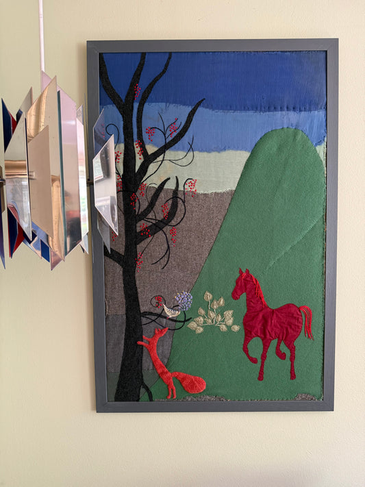 THE HORSE AND THE FOX - TAPESTRY