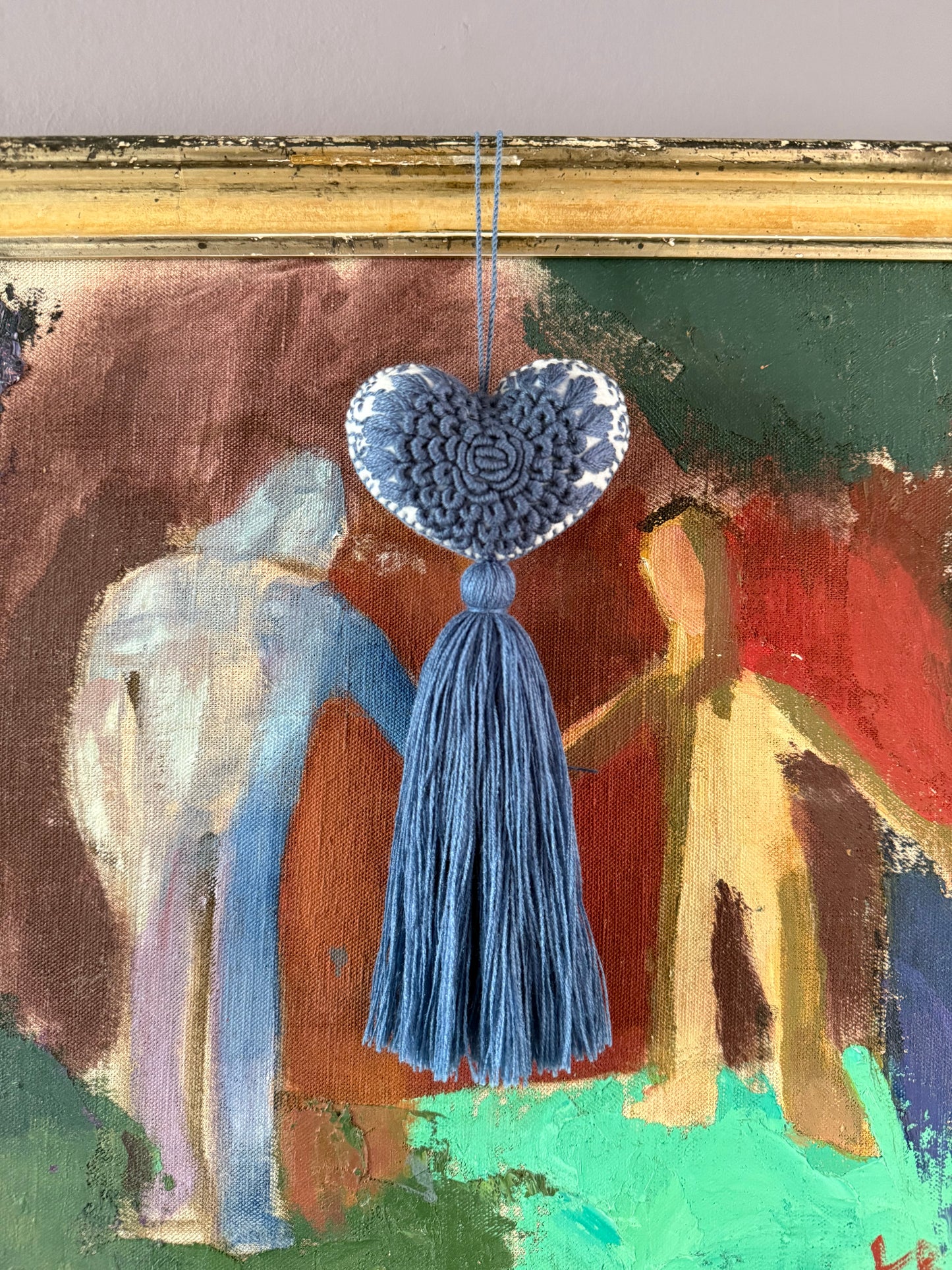 EMBROIDED CHRISTMAS HEART NR. 3