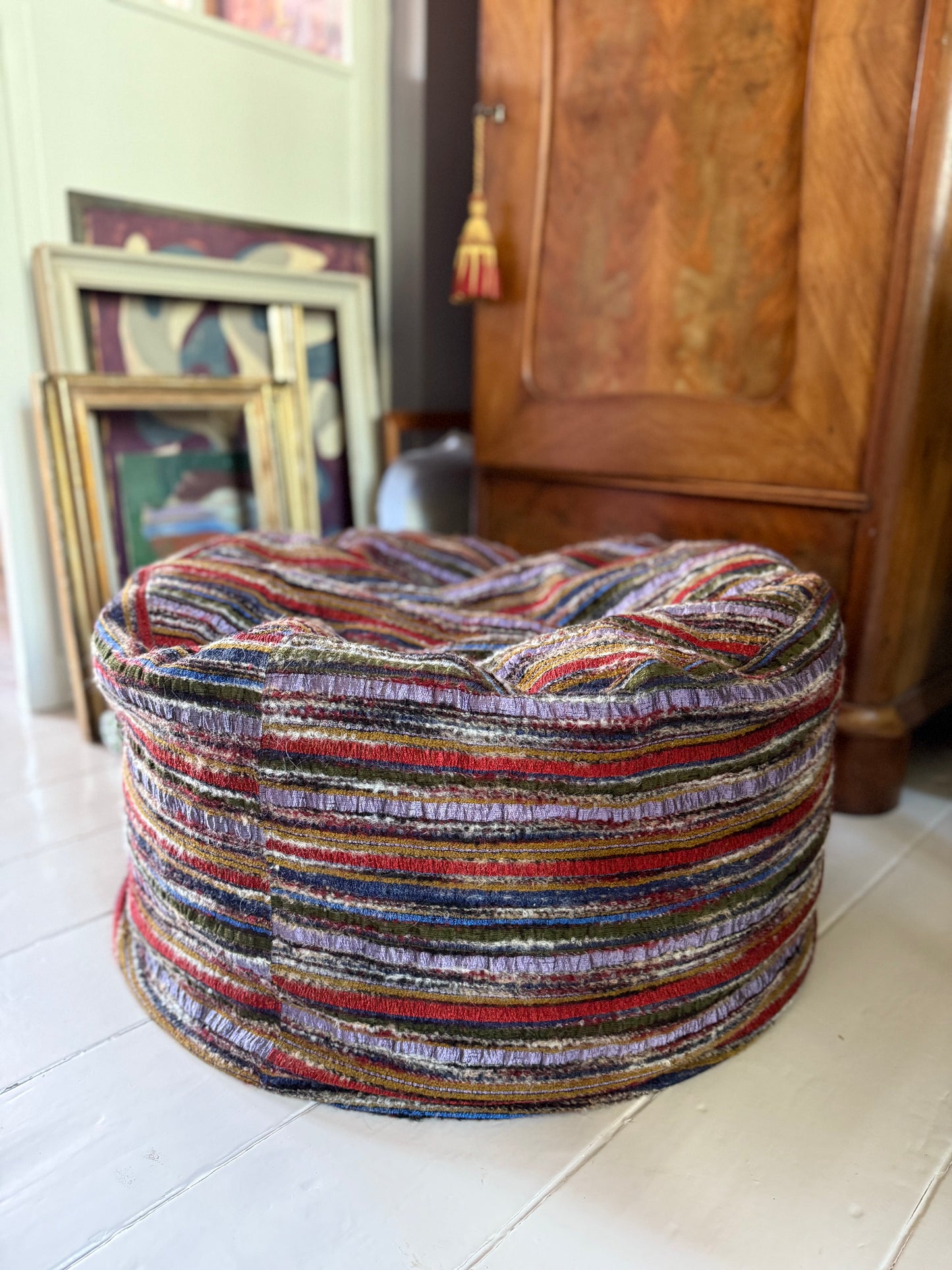BEAN BAG STRIPED - CRÈME de la CRÈME à la HELLE