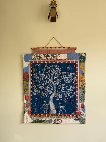 TAPESTRY 'UNDER THE TREE' - CRÈME de la CRÈME à la HELLE