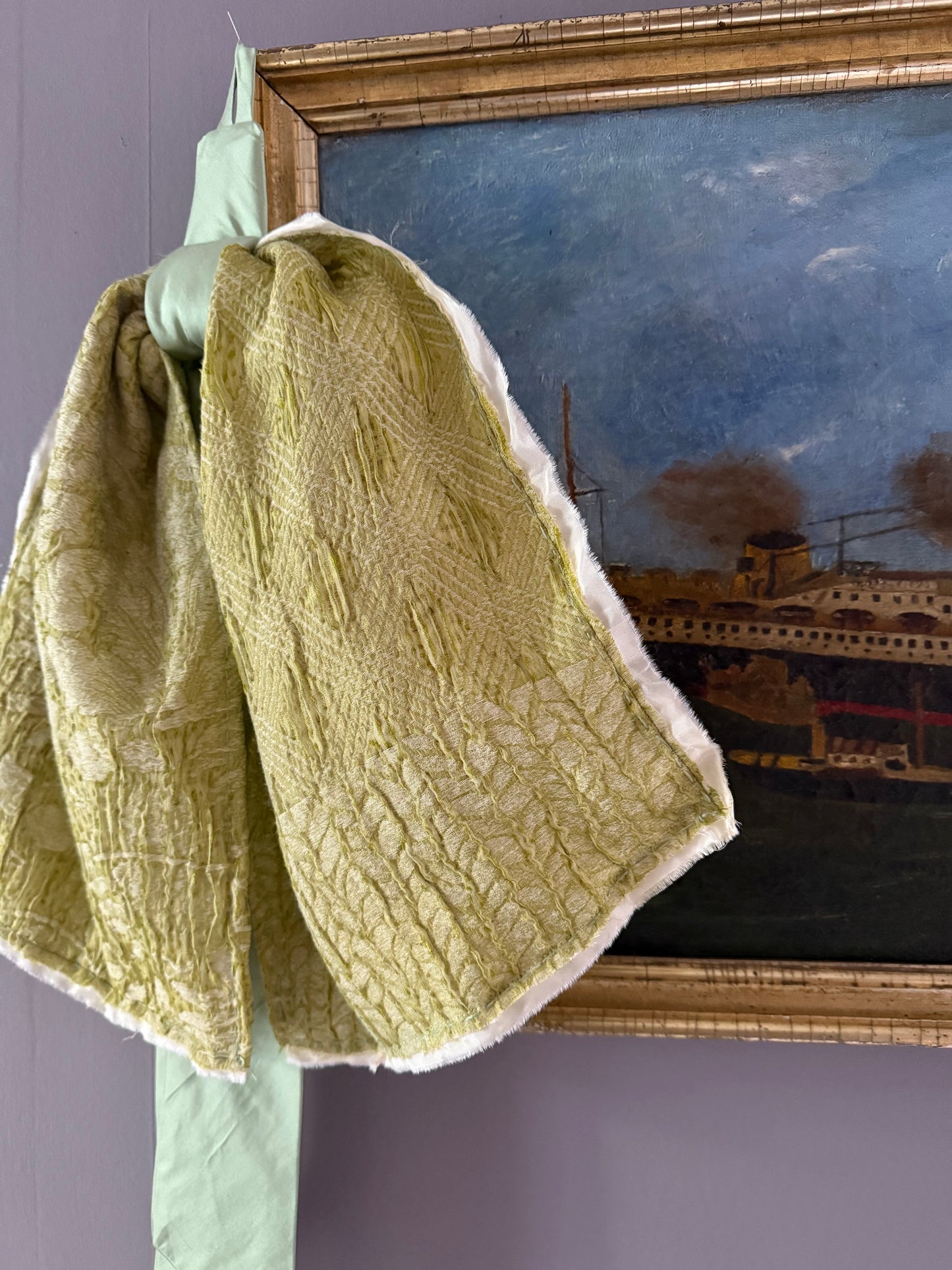 BOW DECORATION BOUCLÉ - CRÈME de la CRÈME à la HELLE