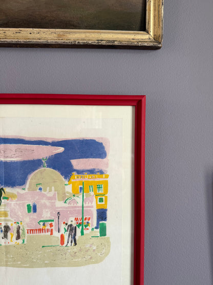 PARIS AIRPORT NO. 2 - VINTAGE WATERCOLOR
