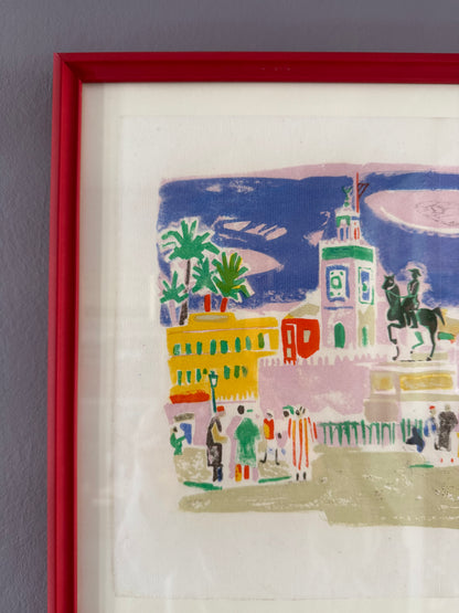 PARIS AIRPORT NO. 2 - VINTAGE WATERCOLOR