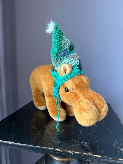 MR. HIPPO IN GREEN - TEDDY BEAR