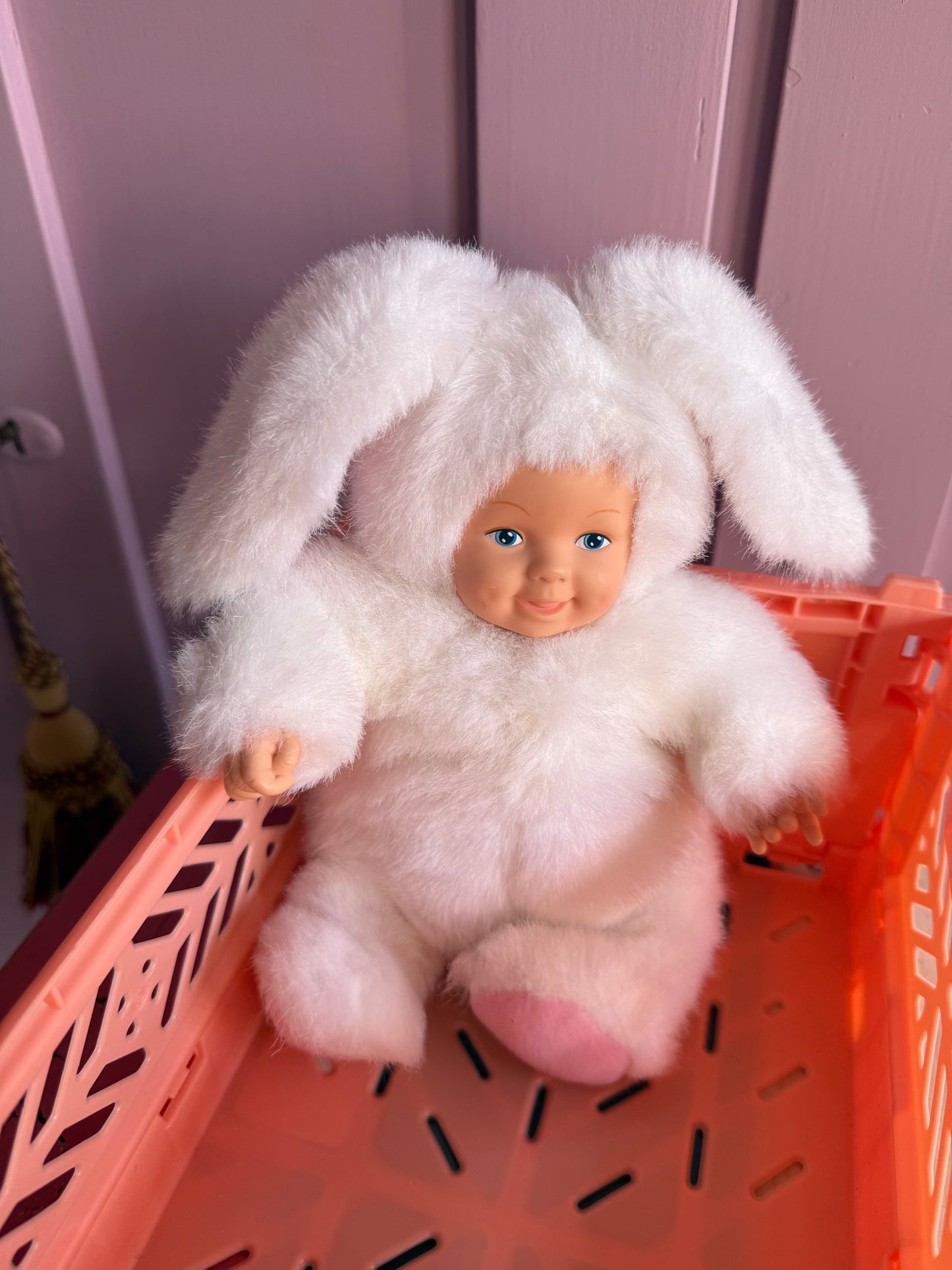 VINTAGE BUNNY BABY DOLL - ANNE GEDDES