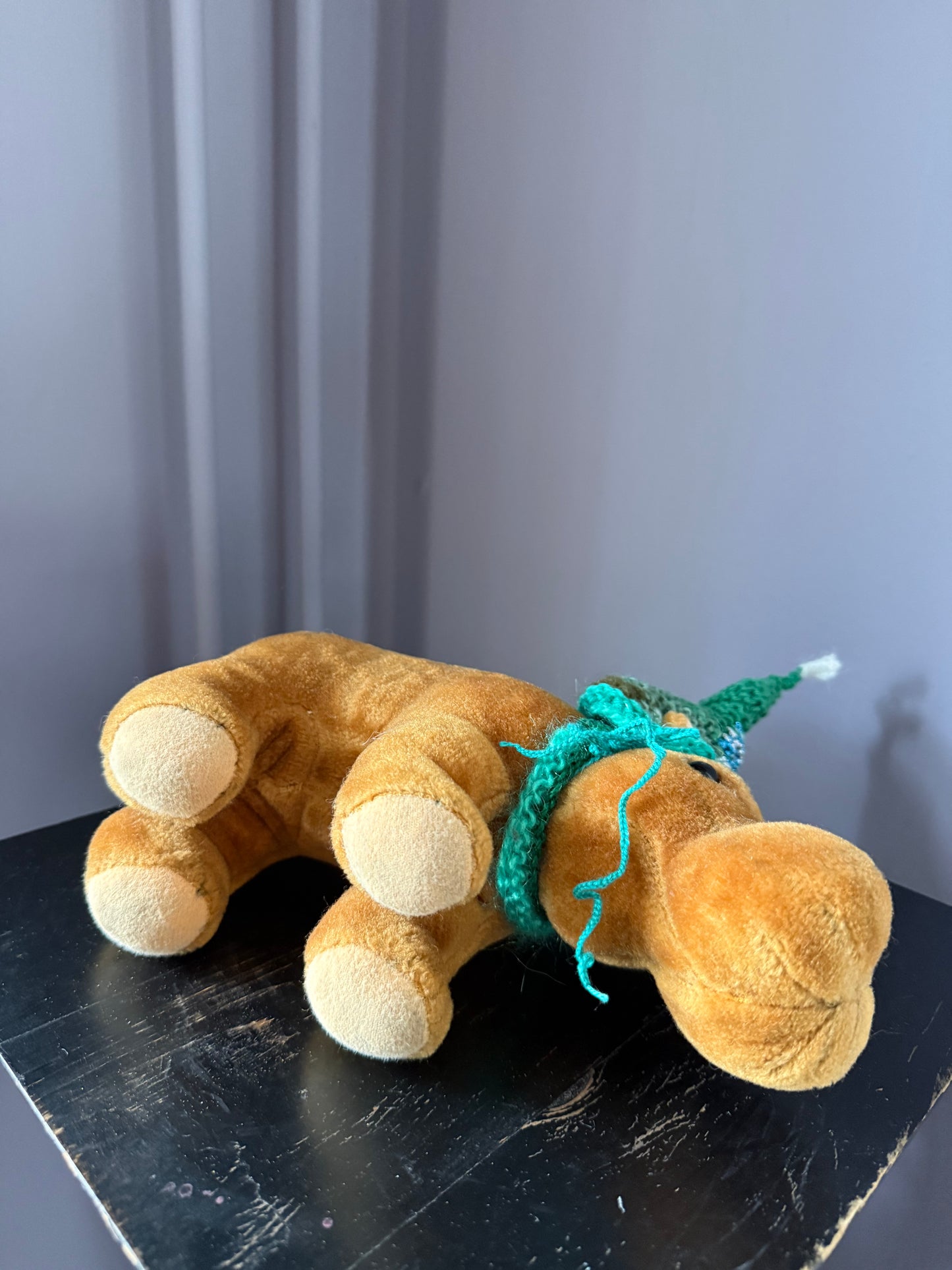 MR. HIPPO IN GREEN - TEDDY BEAR