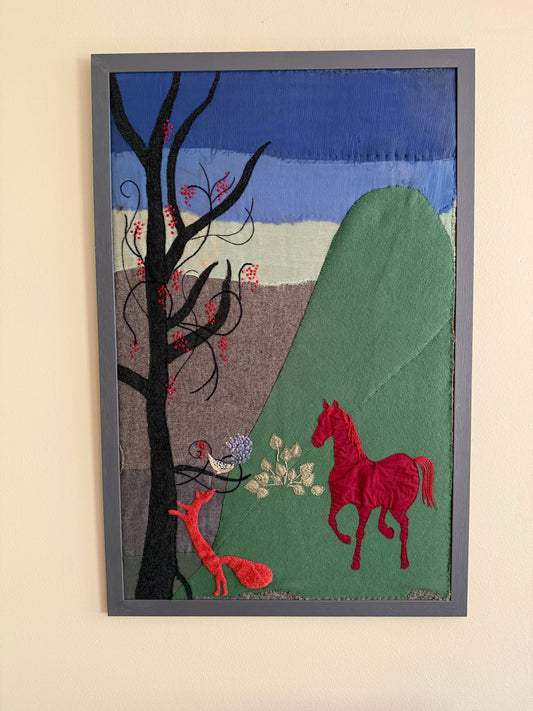 THE HORSE AND THE FOX - TAPESTRY