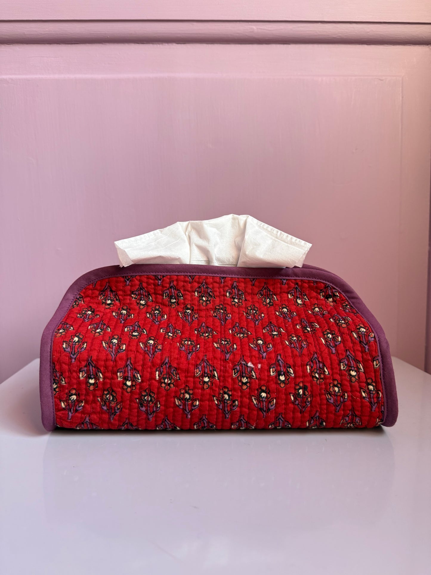 TISSUE BOX HOLDER - CRÈME de la CRÈME à la HELLE